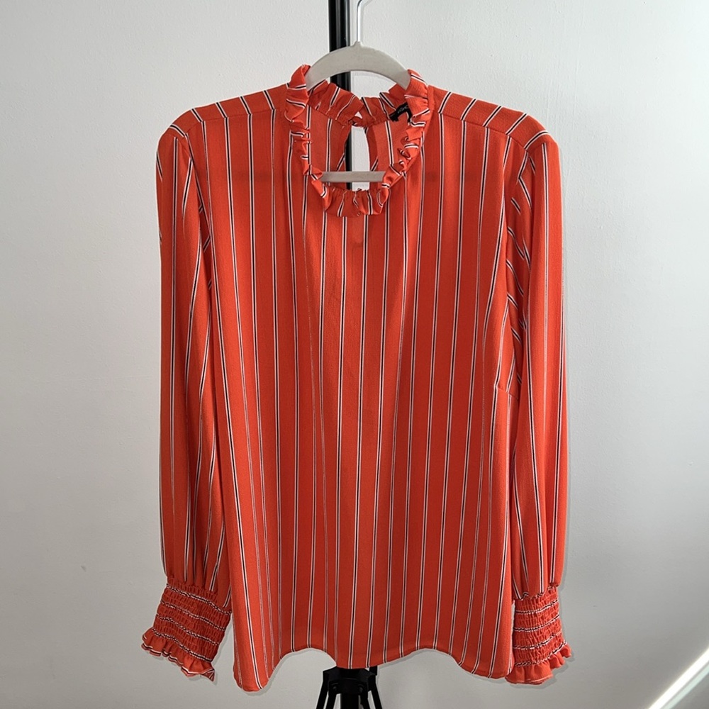 FashionNova Orange Striped Tunic 2X